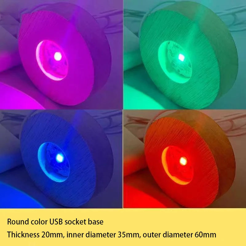 Manifestation Crystal Lamp