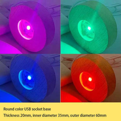 Manifestation Crystal Lamp